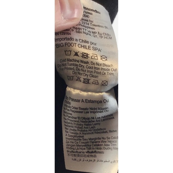 Prince Graphic Cropped Tee Black Purple Yellow Distressed Print Women's XXS - Picture 7 of 8